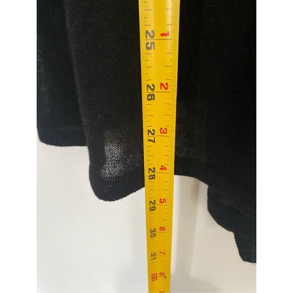 Chico’s Black Lightweight Cardigan Convertible Two Ways Sz 3 - Picture 7 of 7